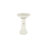 43CM HERITAGE BIRDBATH WHITE