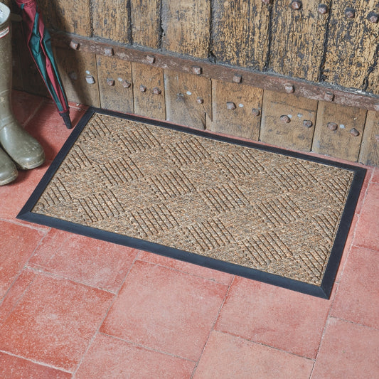 Opti-Mat Chestnut Chequered 45 x 75cm