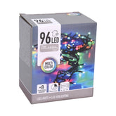 String Lights 96 LEDs Battery Operated Multi-Coloured