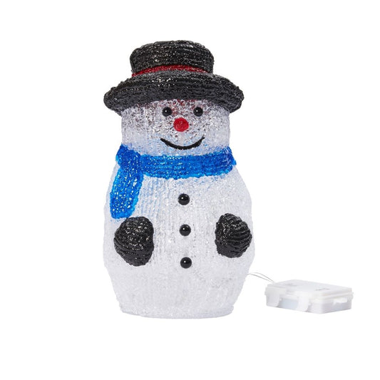 Inlit Ice Santa Lit Acrylic Figure 30 LEDs