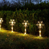 SnowDecor Stakes - Set of 8 Stake Lights Warm White