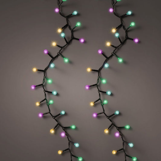 Christmas Compact Cherry String Lights 500 LEDs Multi-Coloured