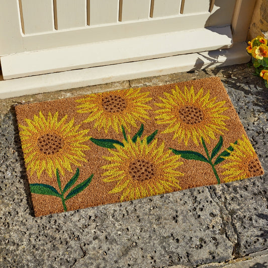Sunflowers Decoir Mat 45 x 75cm