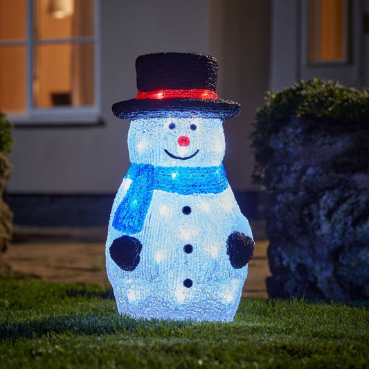 Inlit Ice Frosty Large Lit Acrylic Figure 64 LEDs