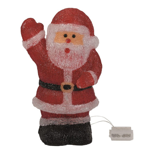 Inlit Ice Santa Large Lit Acrylic Figure 72 LEDs