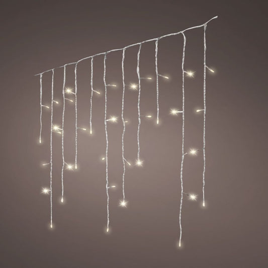 Snowing Effect Outdoor Icicle Lights 480 LEDs Warm White