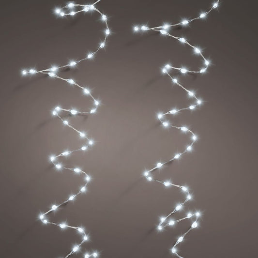 Micro LED Twinkle Lights 378 LEDs Cool White