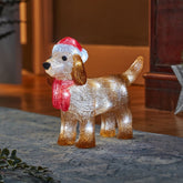 Inlit Ice Dachshund Lit Acrylic Figure 30 LEDs