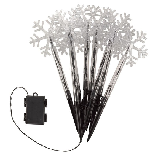 SnowDecor Stakes - Set of 8 Stake Lights Multi-Coloured