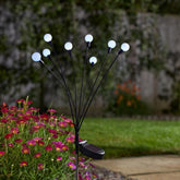 Smart Solar 8-Stem GloGlobes Cool White Stake Light