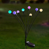 Smart Solar 8-Stem GloGlobes Multi Coloured Solar Stake Light