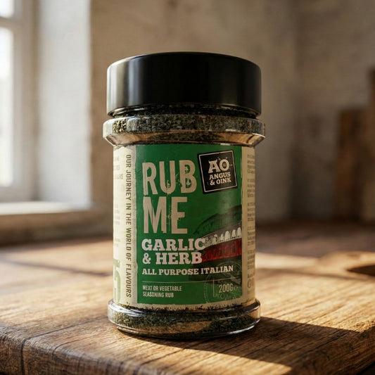 Angus & Oink Garlic & Herb BBQ Seasoning 200g