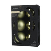 Decoris Rosemary Shatterproof Baubles (Box of 6)