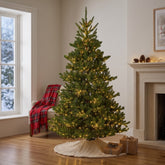 Everlands Alba Fir Pre-Lit Artificial Christmas Tree with 2400 LEDs 7ft (210cm)