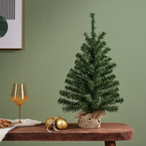 Everlands Imperial Artificial Mini Christmas Tree in Jute Bag 60cm