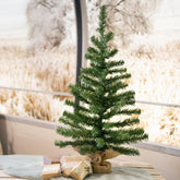 Everlands Imperial Artificial Mini Christmas Tree in Jute Bag 90cm