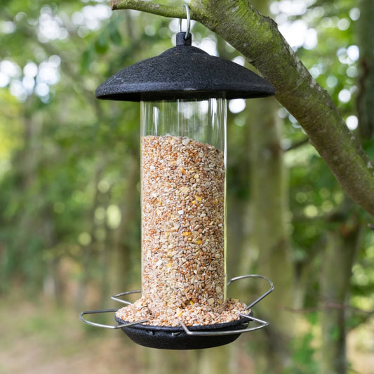 Gardman Black Steel Large Bird Seed Feeder