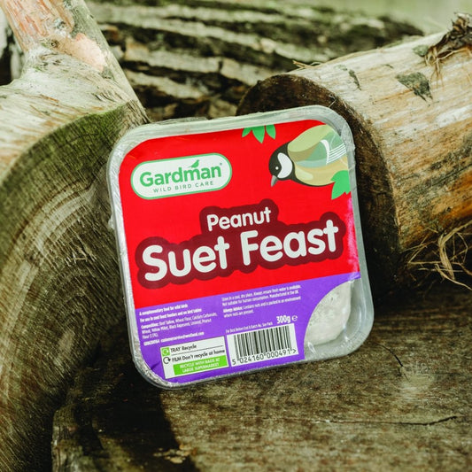 Gardman Peanut Suet Feast Bird Food 300g