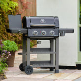 Grillstream Carbon 3 Burner BBQ with Side Burner