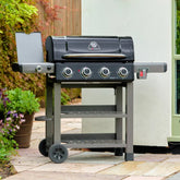 Grillstream Carbon 4 Burner BBQ with Side Burner