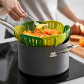 Joseph Joseph Bloom Folding Steamer Basket Green