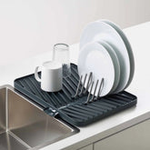 Joseph Joseph Flip-Up Adjustable Draining Board Grey