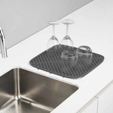 Joseph Joseph Large Flume Folding Draining Mat Grey
