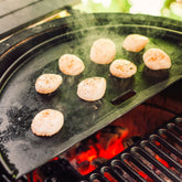 Kamado Joe Big Joe Half Moon Cast Iron Reversible Griddle Plate
