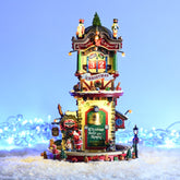 LEMAX Christmas Time Countdown Lit Building
