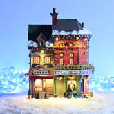 LEMAX King’s Corner Pub Lit Façade