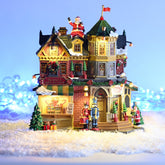 LEMAX Tidings & Joy Toy Shop Lit Building