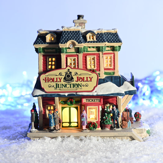 Lemax Holly Jolly Junction Lighted Building