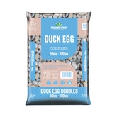 Meadow View Duck Egg Cobbles 50-100mm Decorative Garden Cobbles