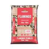 Meadow View Flamingo Pebbles 20-50mm Decorative Garden Pebbles