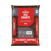 Meadow View Red Granite 14mm Decorative Garden Chippings