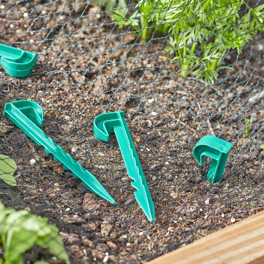 Multi-Use Garden Pegs Fixing Stakes 15cm 10 Pack