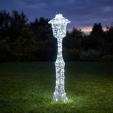 NOMA 1.5m Dickensian Spun Acrylic Lamp Post with 160 Cool White LEDs