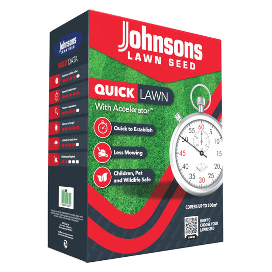 Quick Lawn with Accelerator Fast Establishing Grass Seed 200m2
