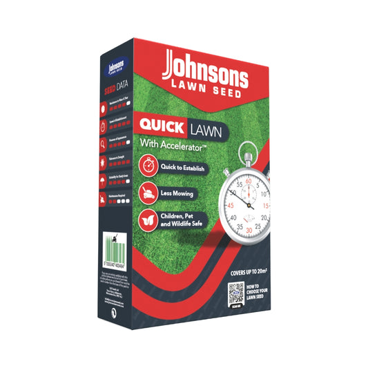 Quick Lawn with Accelerator Fast Establishing Grass Seed 20m2
