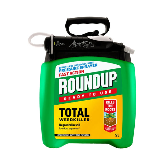 Roundup Fast Action Ready to Use Weedkiller Pump n Go 5L