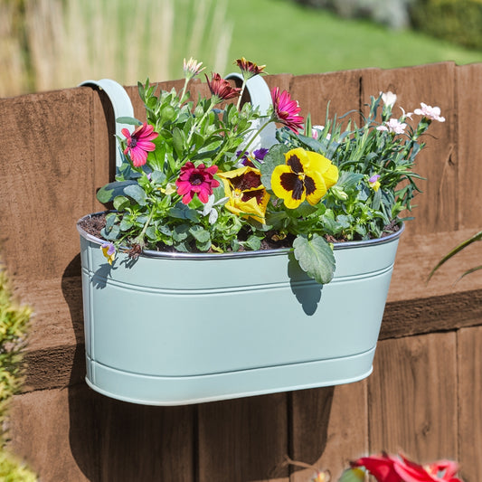 Smart Garden 12" Fence & Balcony Hanging Planter Sage