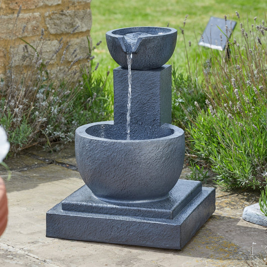 Smart Solar Fengshui Falls Hybrid Power Water Feature