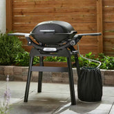 Weber Q 2200N Gas BBQ with Side Tables and Compact Stand