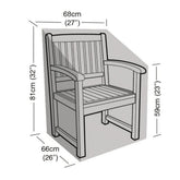 Worth Gardening Armchair Cover Black