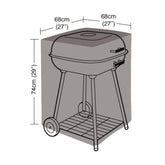 Worth Gardening Square Barbecue Cover Black