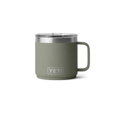 YETI Rambler 14 oz Stackable Mug with DuraSip Ceramic Lining Pampa Green