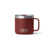 YETI Rambler 14 oz Stackable Mug with DuraSip Ceramic Lining Stag Red