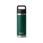 YETI Rambler 18 oz Bottle with Chug Cap Black Forest Green