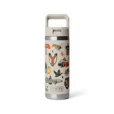 YETI Rambler 18 oz Bottle with Straw Cap Cape Summer Camp