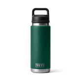 YETI Rambler 26 oz Bottle with Chug Cap Black Forest Green